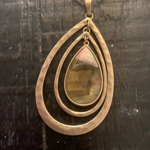 Gold statement piece - necklace with character